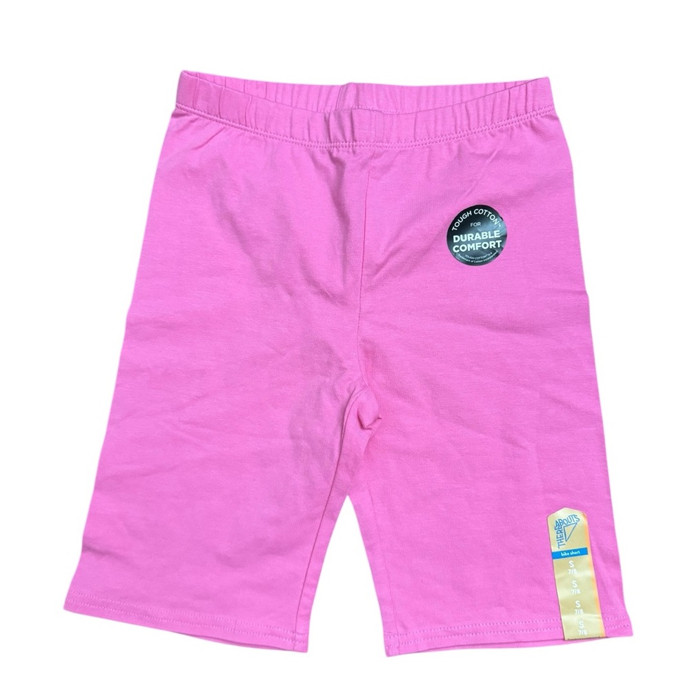 NEW thereabouts Girls' Biker Shorts Bundle Size Small Pink Tye Dye Black - Picture 4 of 12
